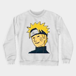 ninja naruto pixel Crewneck Sweatshirt